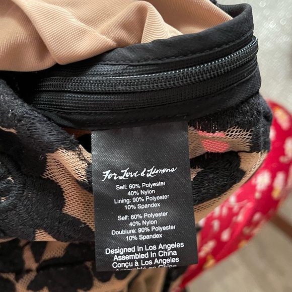 NWT FOR LOVE AND LEMONS Temecula Set Skirt Top L - Picture 12 of 16